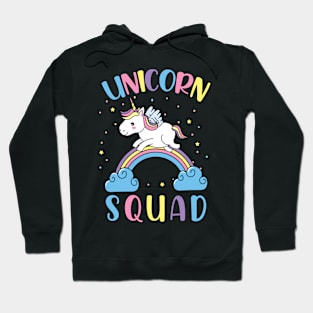 Unicorn Squad Cute Unicorn Rainbow Hoodie